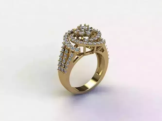 R201 Diamond ring jewelry new cad file