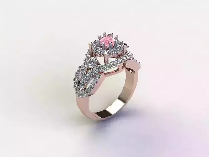 R194 Cute Ring with new cad file design