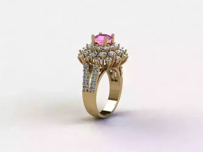 R177 diamond ring women