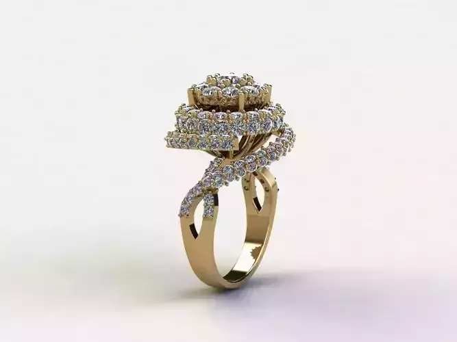 R173 diamond woman ring