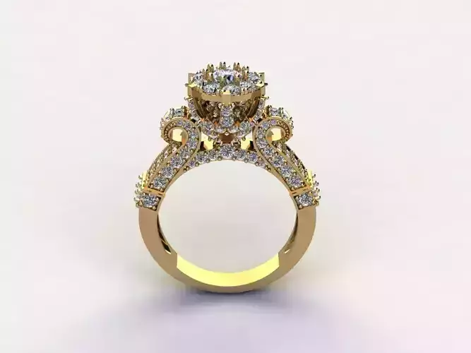 R171 diamond ring for girl 