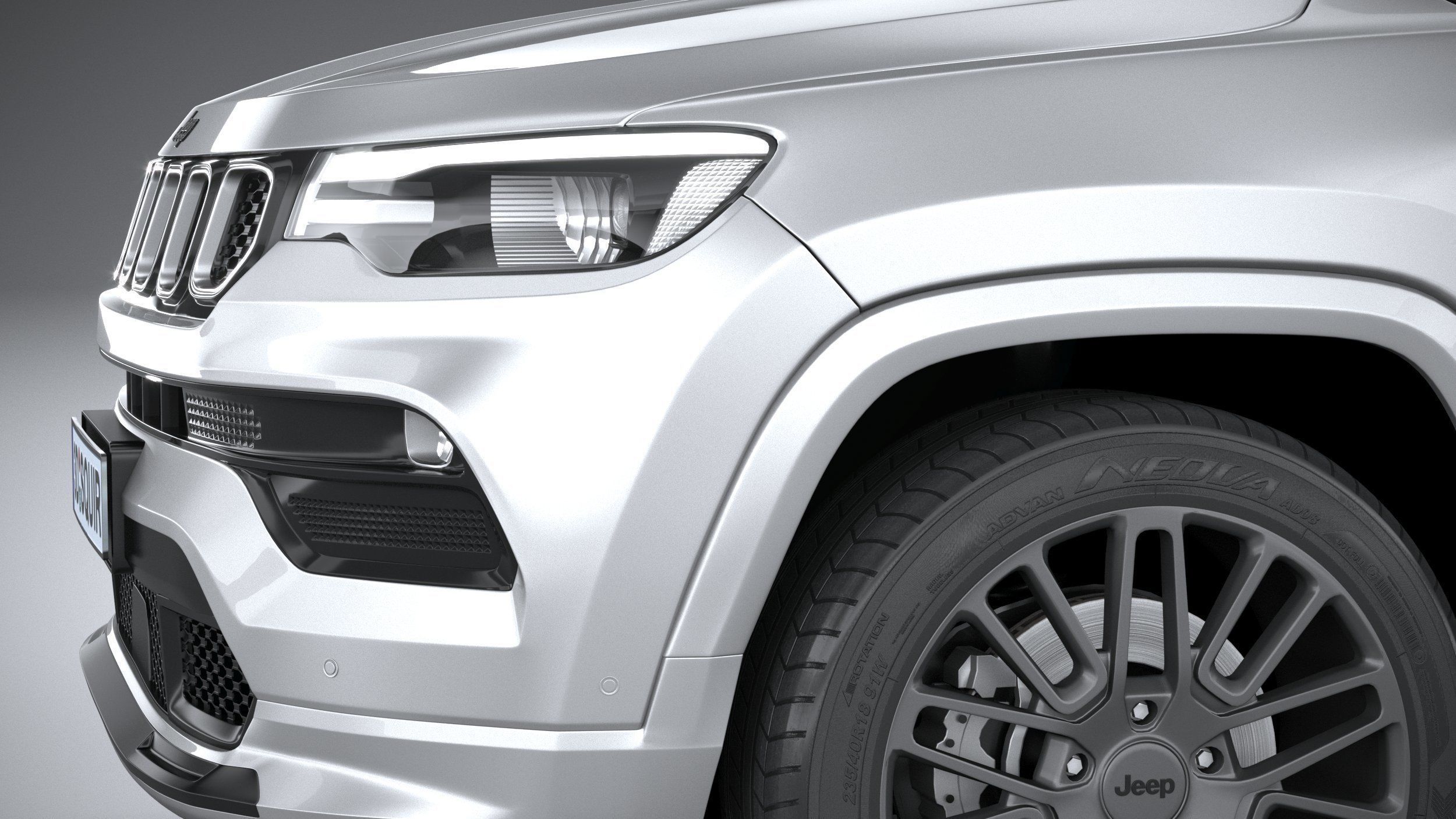 Jeep Compass 2022 3D model_3