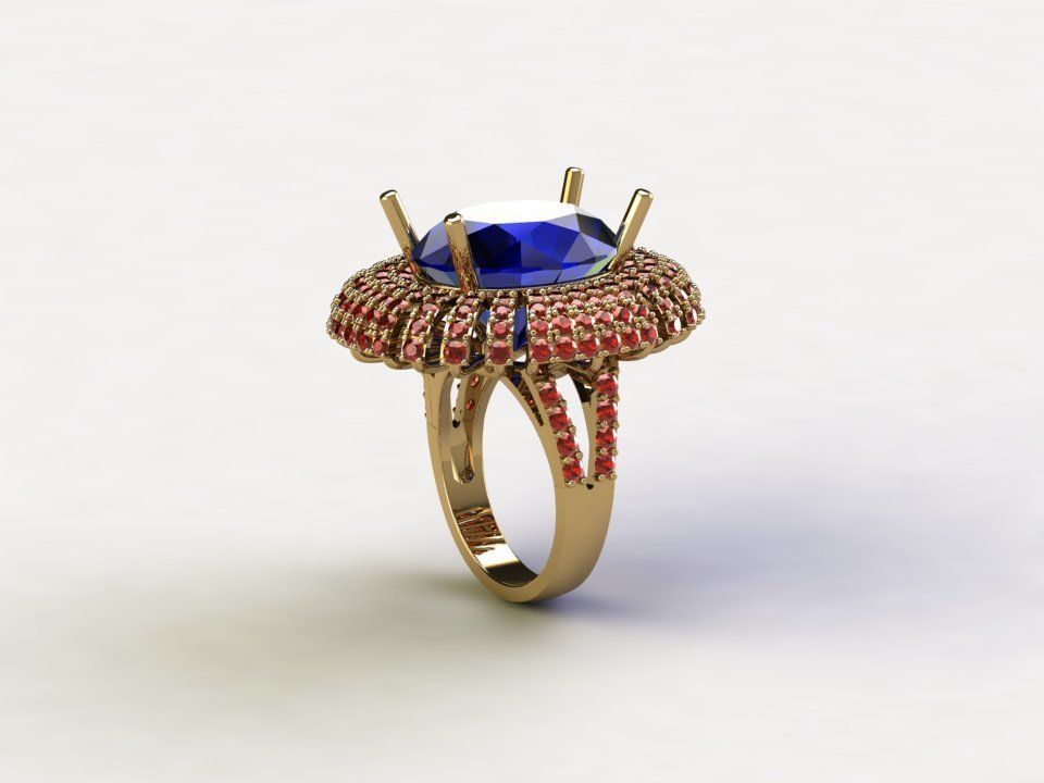 R163 Girl ring rail 8 japan 3D model_2