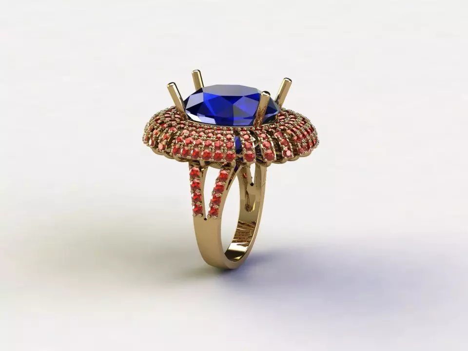 R163 Girl ring rail 8 japan 3D model_0