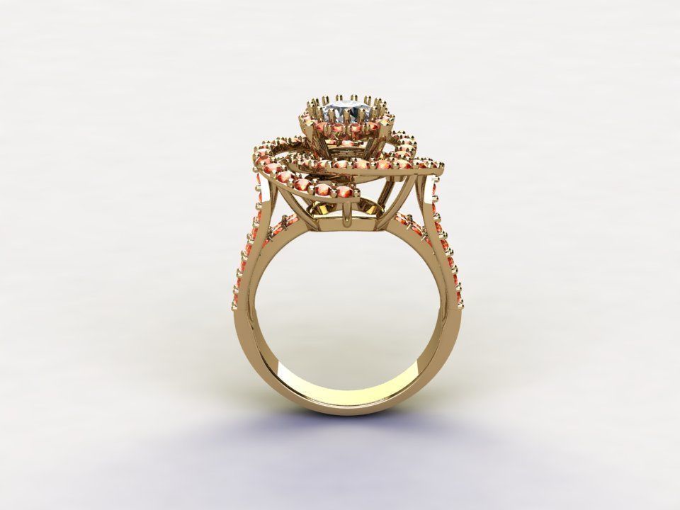 R161 diamond ring rail 11 japan 3D model_4