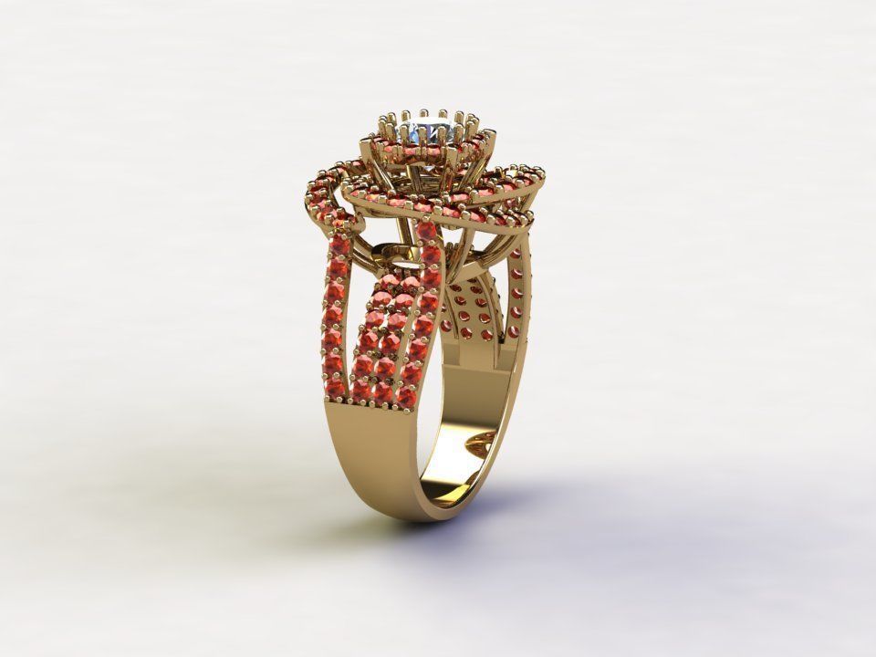 R161 diamond ring rail 11 japan 3D model_1