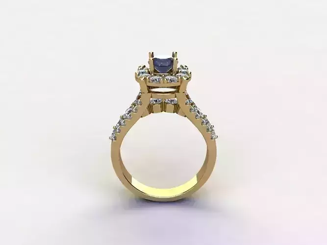 R159 woman diamond ring Ring Rail 12