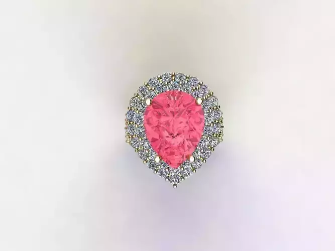 R152 woman ring diamond