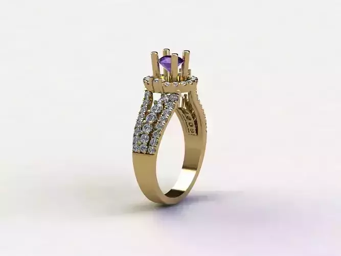 R136 women diamond ring 