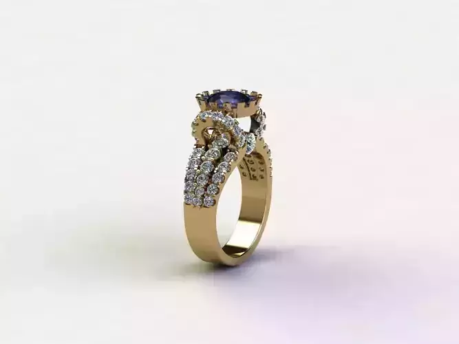 R135 women ring new release cad file