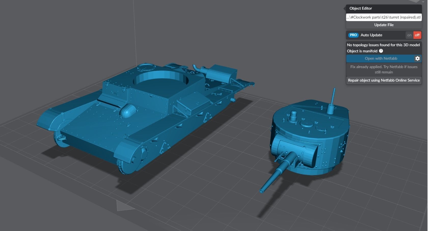 T26 tank scale model 3D print model_5