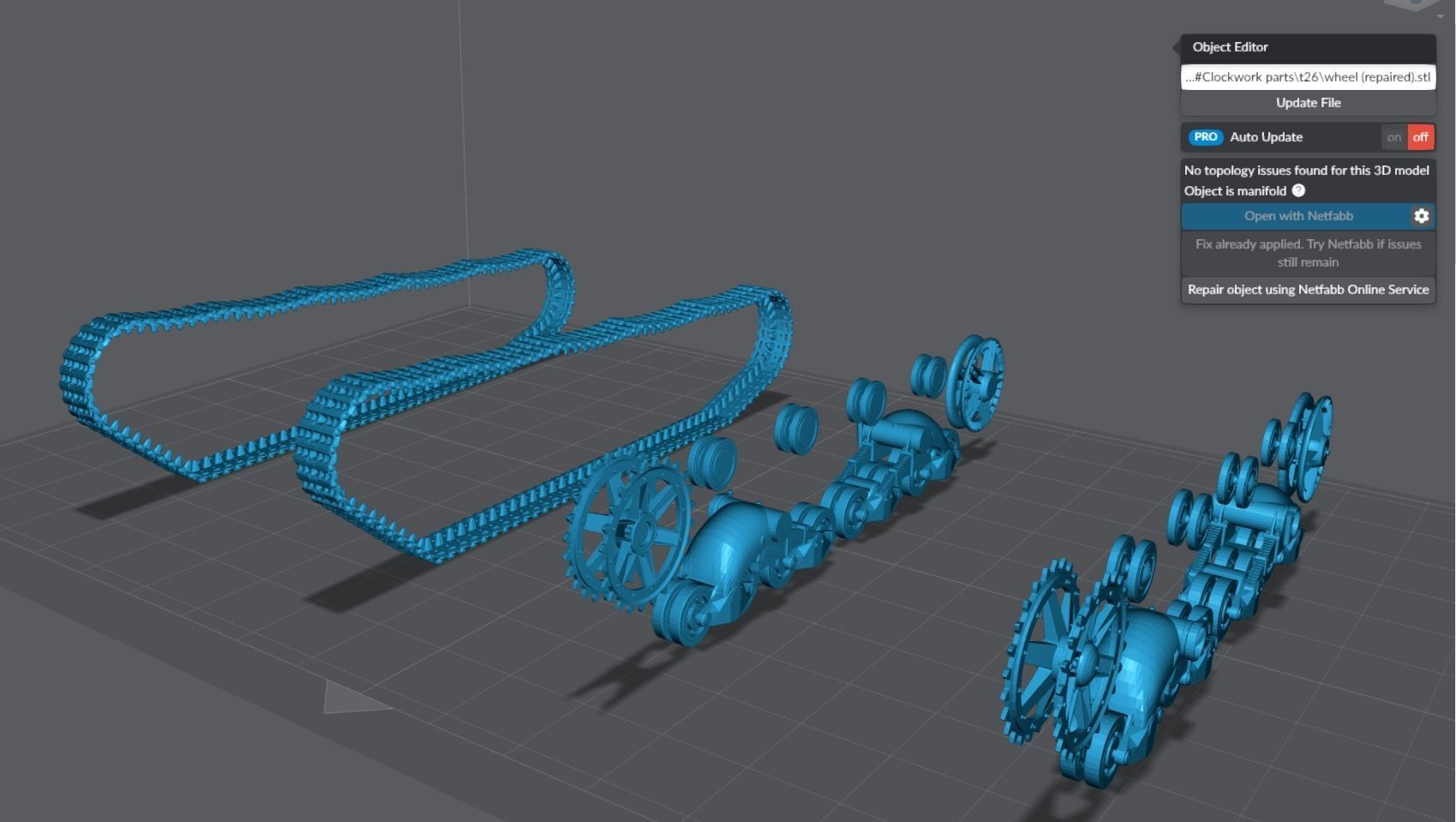T26 tank scale model 3D print model_6