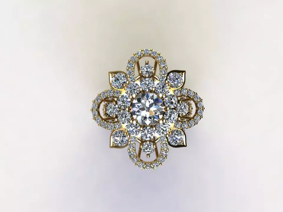 R116 women ring 2021 new update  3D model_0