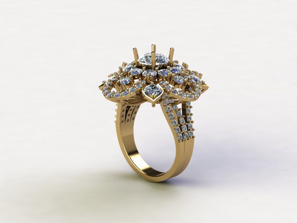 R116 women ring 2021 new update  3D model_3