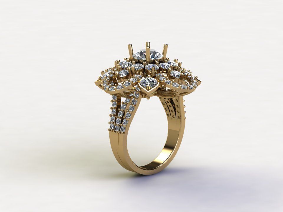 R116 women ring 2021 new update  3D model_2