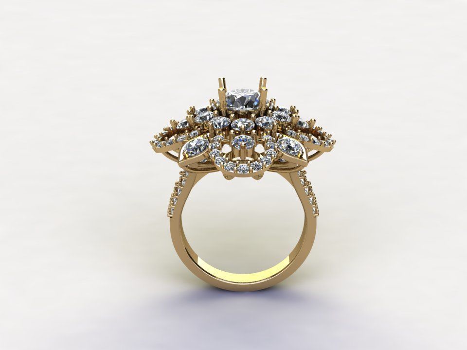 R116 women ring 2021 new update  3D model_4