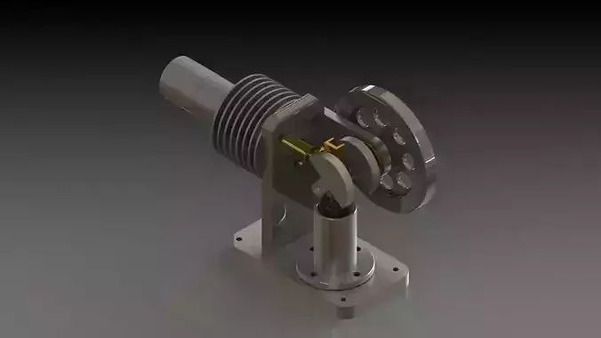 Horizontal Stirling Motor