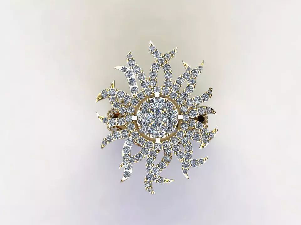 R114 women ring 2021 cad file  3D model_0