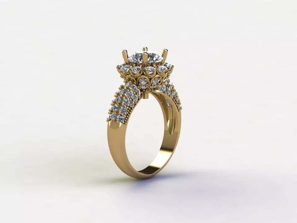 R109 women ring 2021 cad file 3D model_0