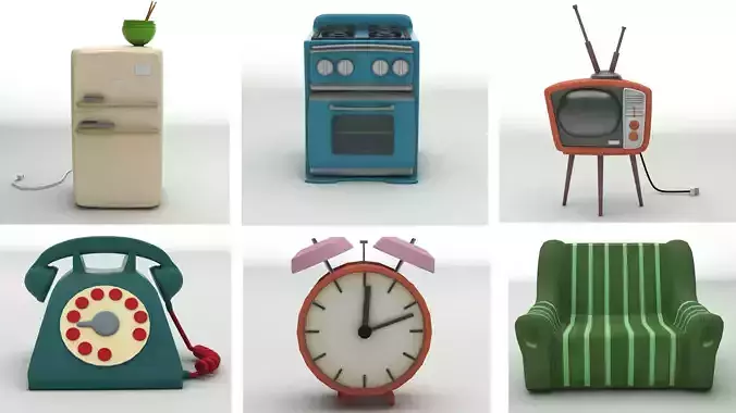 cartoon Furniture 3D