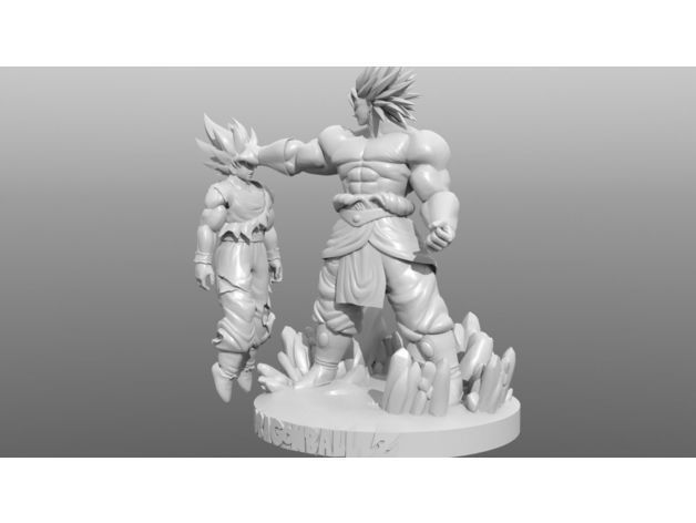 Dragon Ball Broly VS Kakarot 3D print model_3