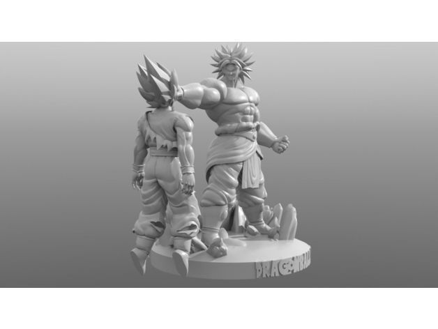 Dragon Ball Broly VS Kakarot 3D print model_2