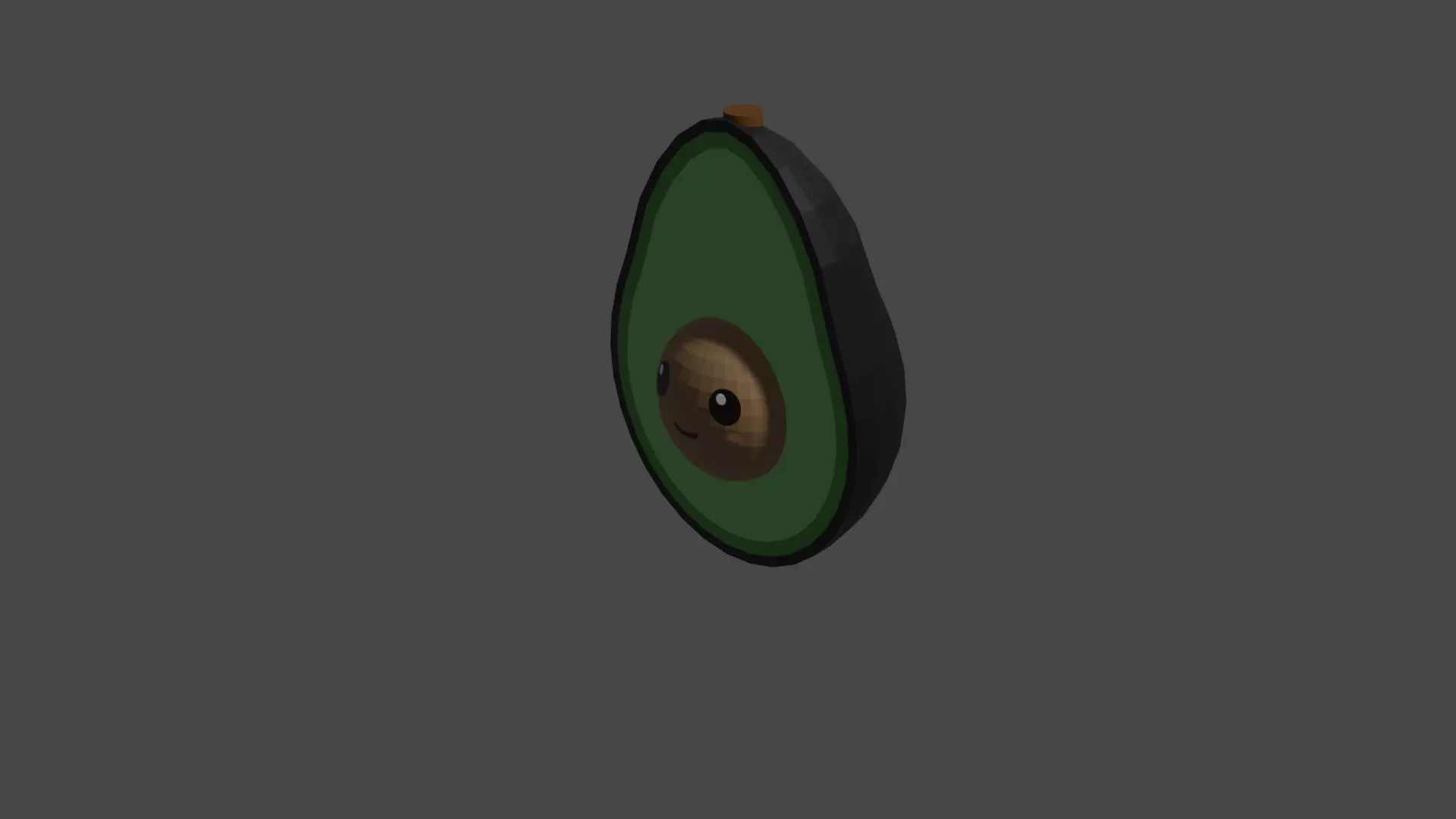 Aguacatito avocado Free 3D model
