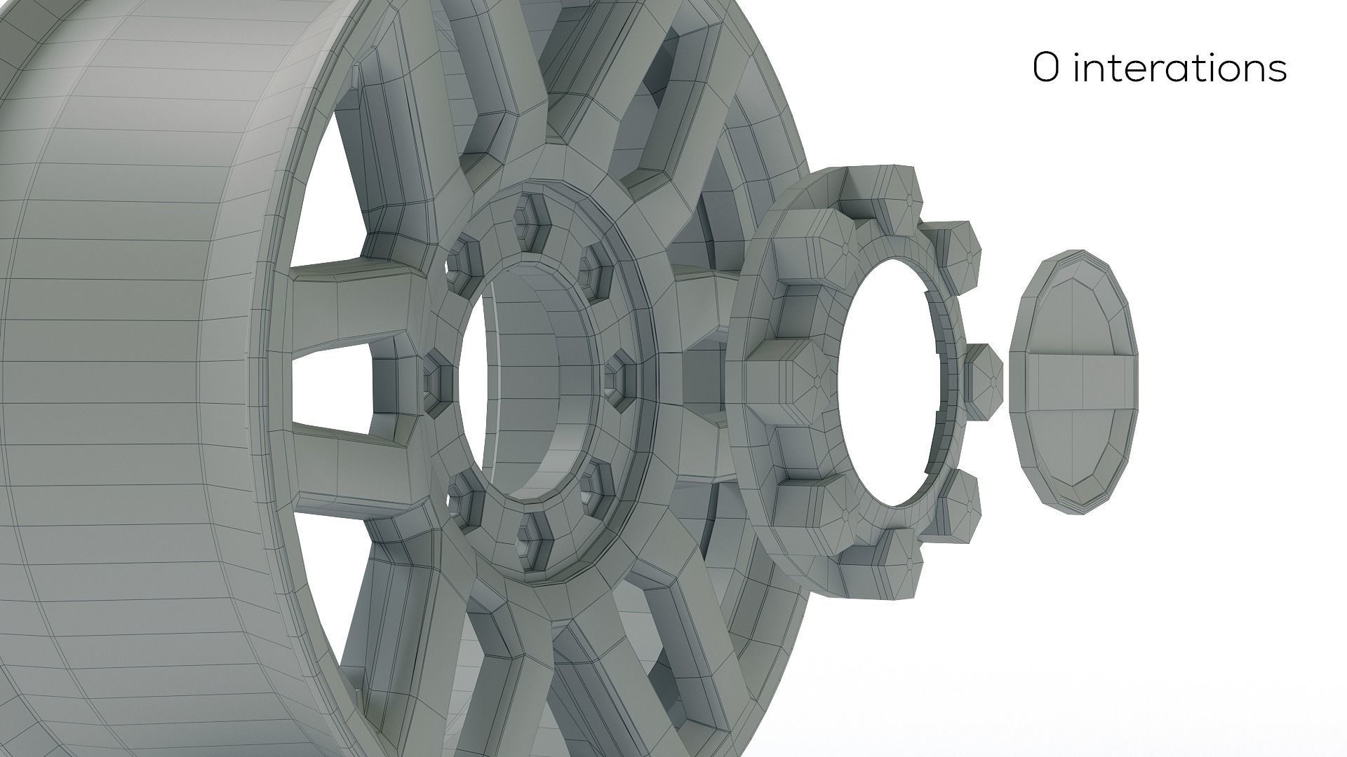 Automobile 3D Rim 3D model_8