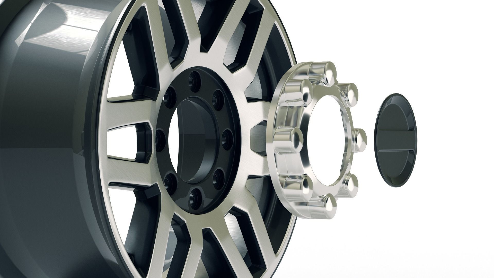 Automobile 3D Rim 3D model_7