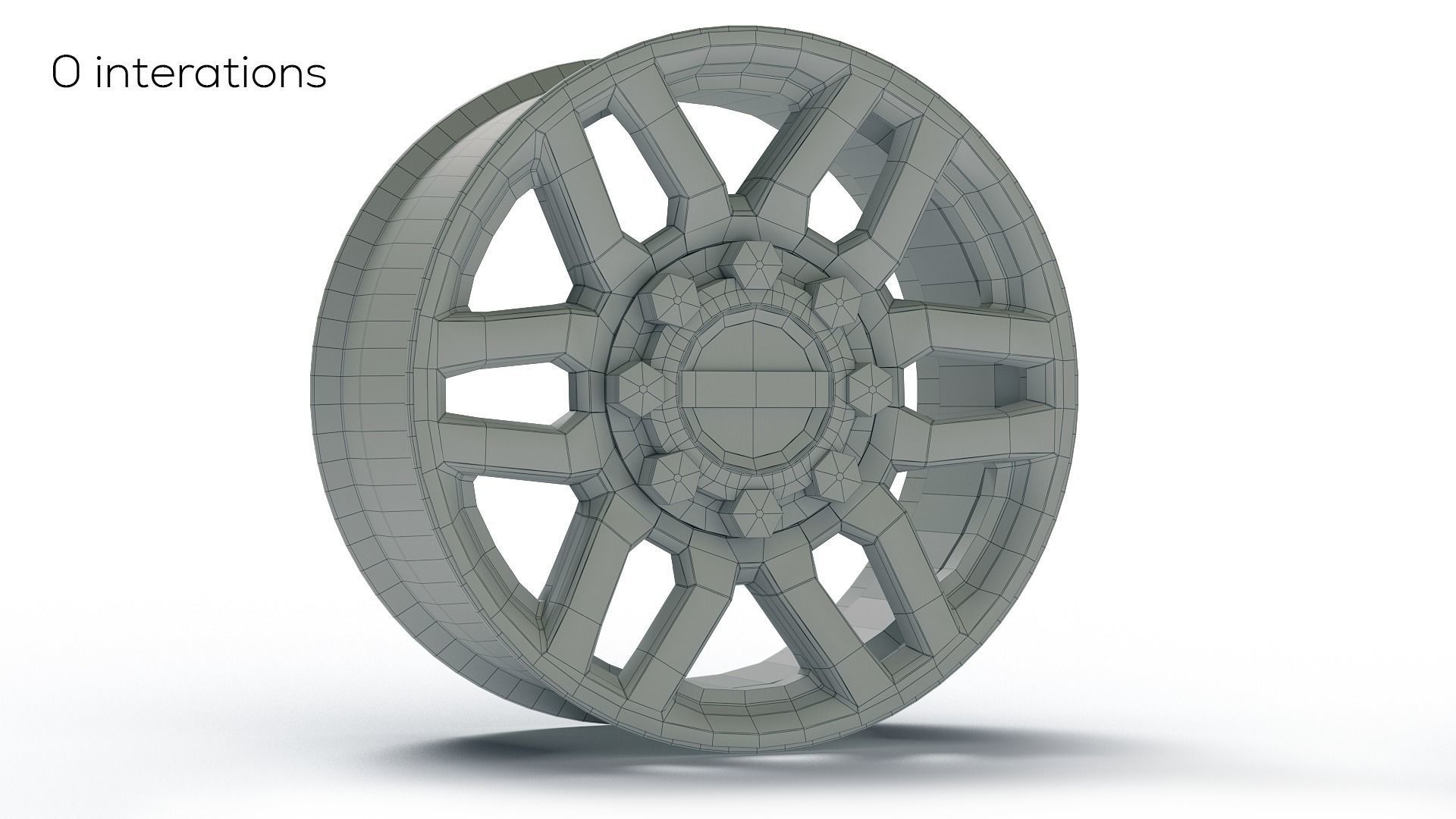 Automobile 3D Rim 3D model_2