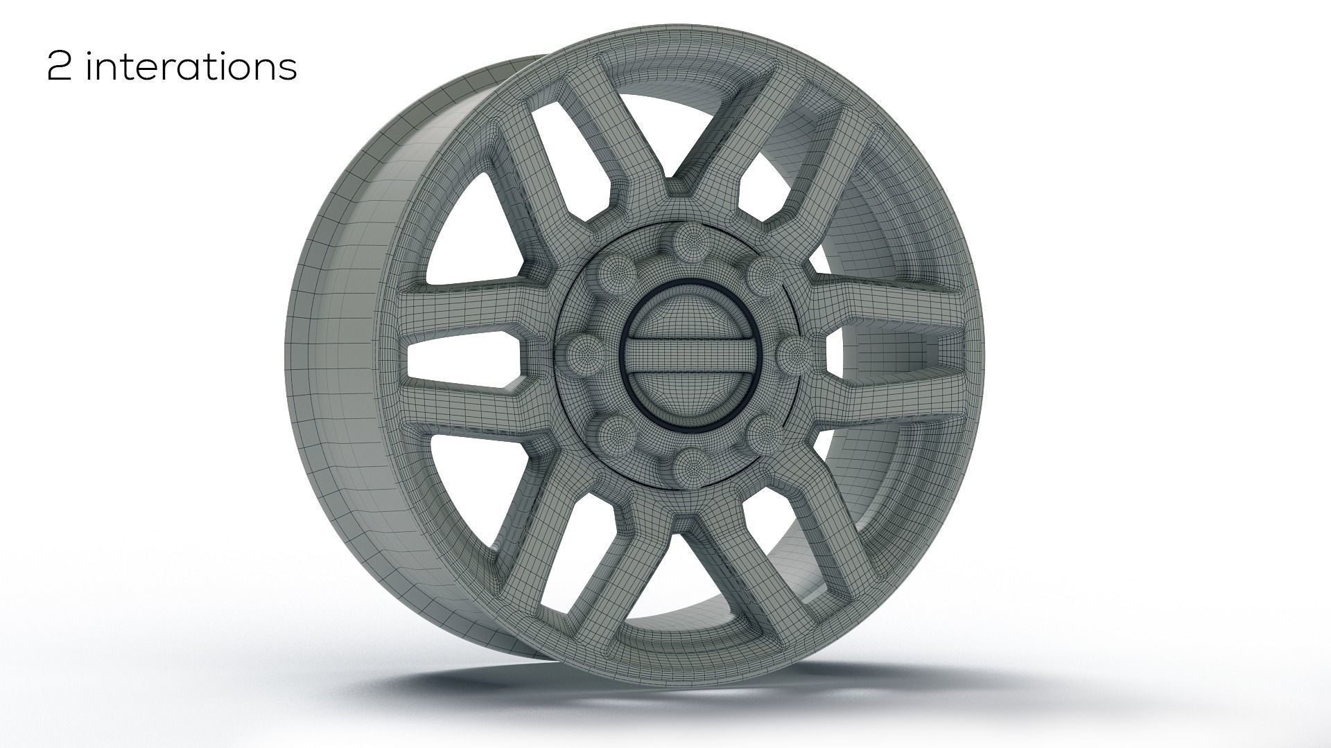 Automobile 3D Rim 3D model_1