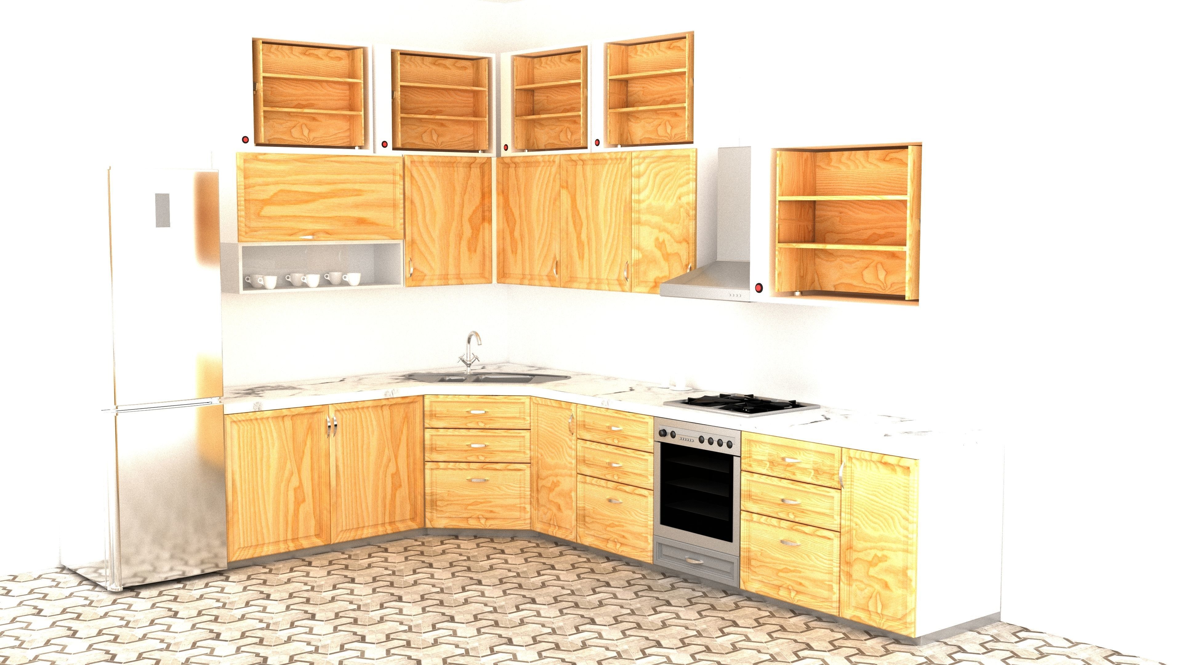 Modern House exterior  3D model_20