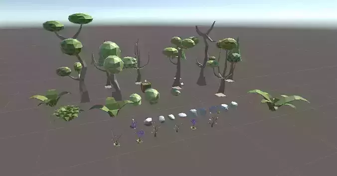 Environment Low Poly Items