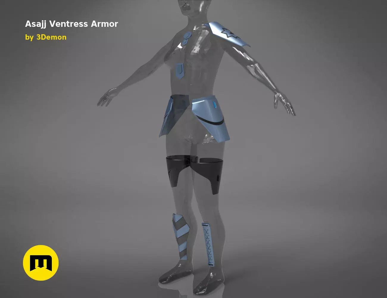 Asajj Ventress armor 3D print model