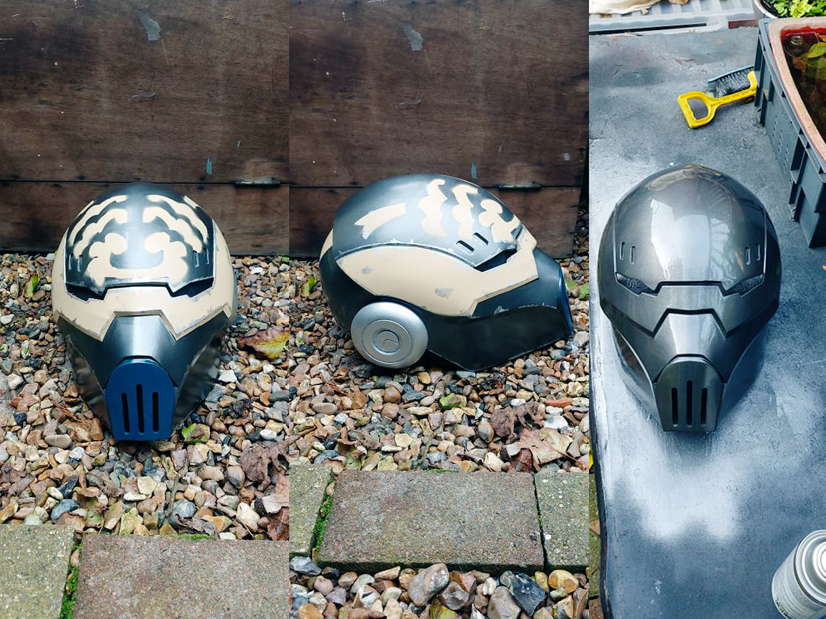 Asajj Ventress helmet 3D print model_1