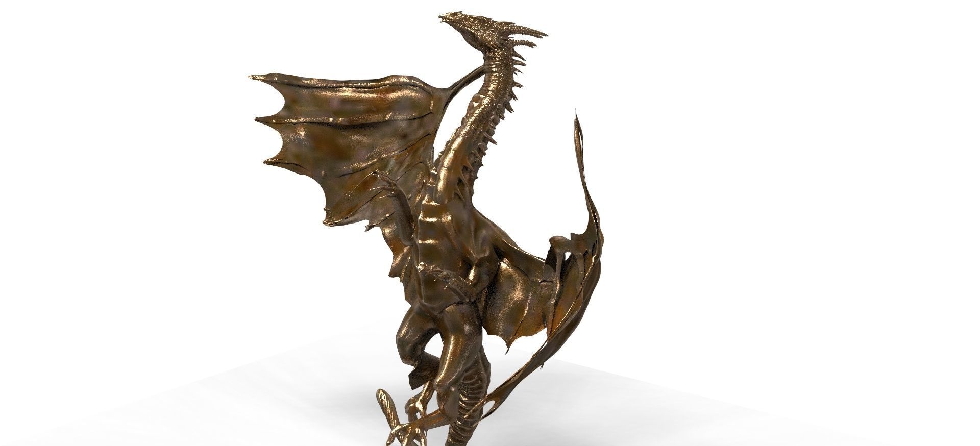 Dragon Tall Fin 3D model_2