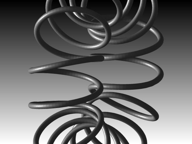 Circular Spring Free 3D model_2