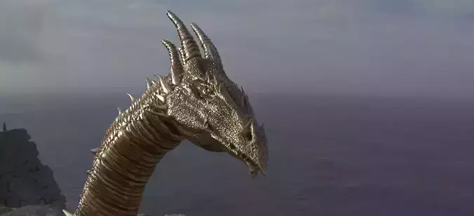 Dragon Tall Fin head 3D model