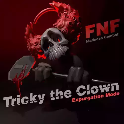 Tricky the Clown FnF 3D print model