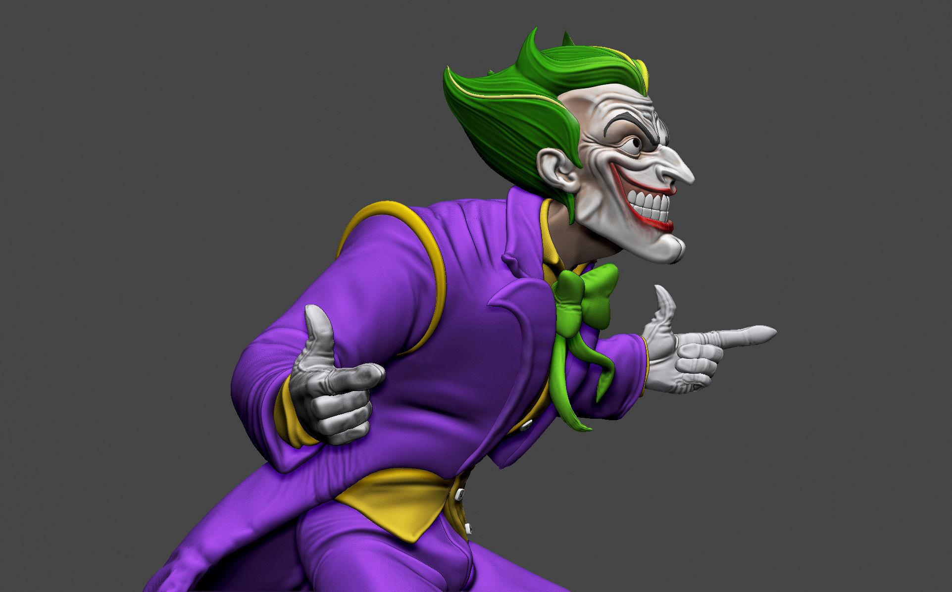 Joker Posed 3D print model_6