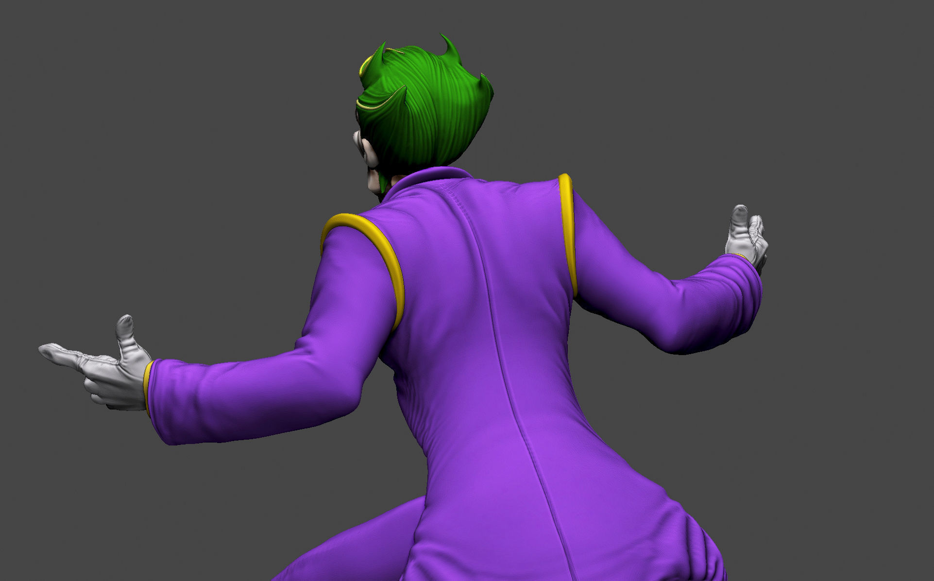 Joker Posed 3D print model_7