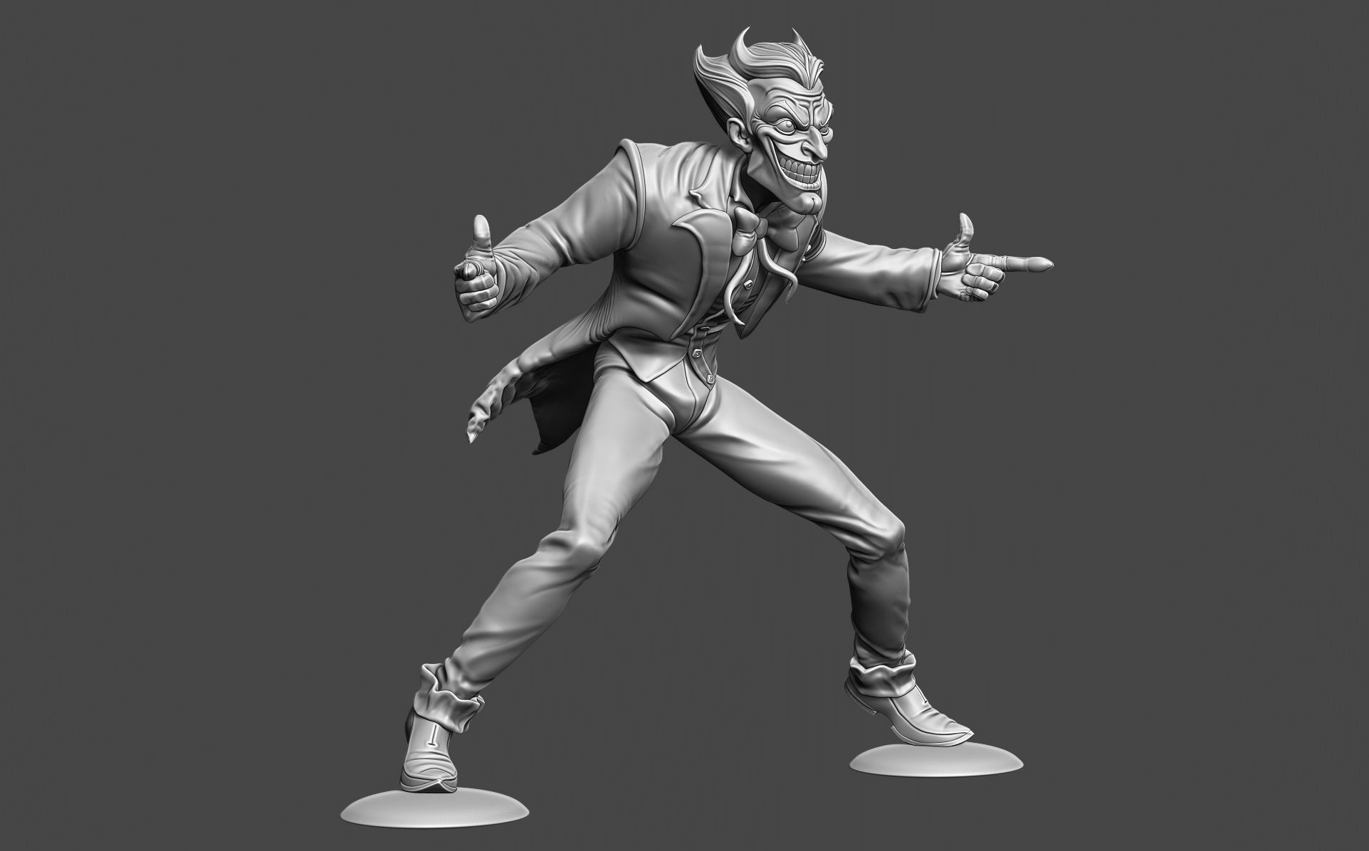 Joker Posed 3D print model_14