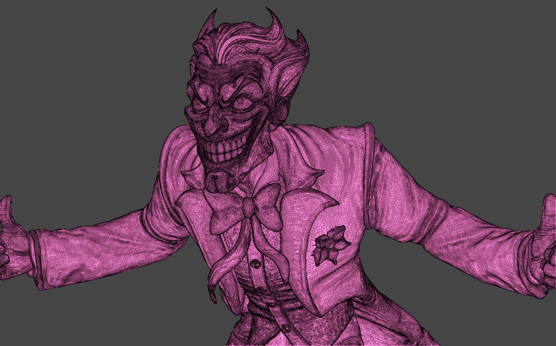 Joker Posed 3D print model_19