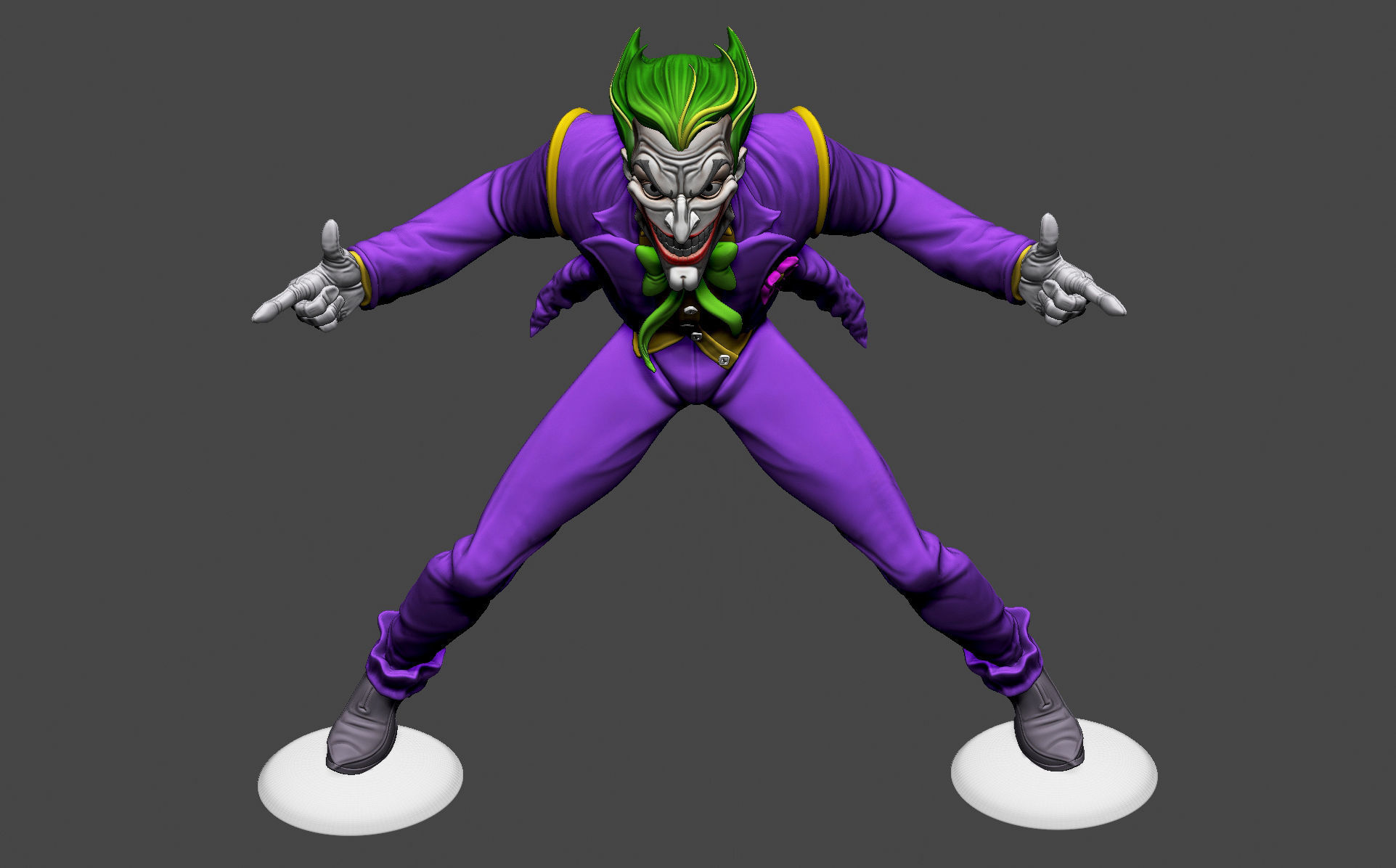 Joker Posed 3D print model_9