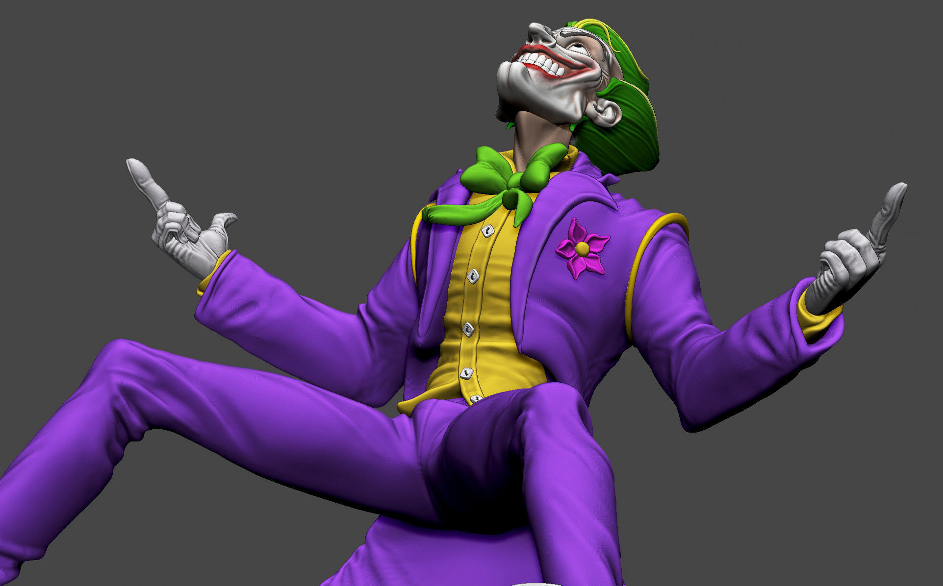 Joker Posed 3D print model_10