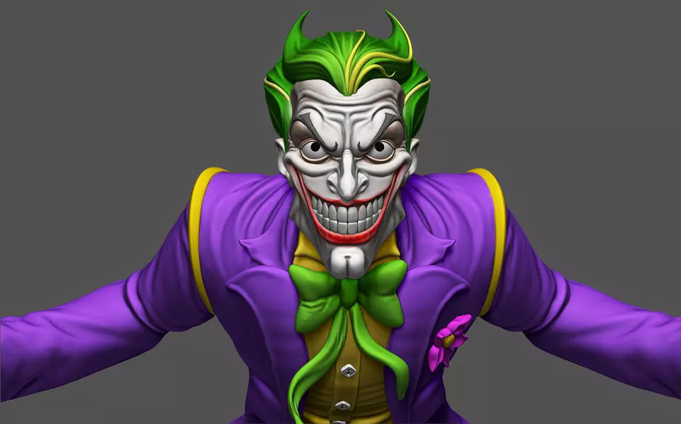 Joker Posed 3D print model_0