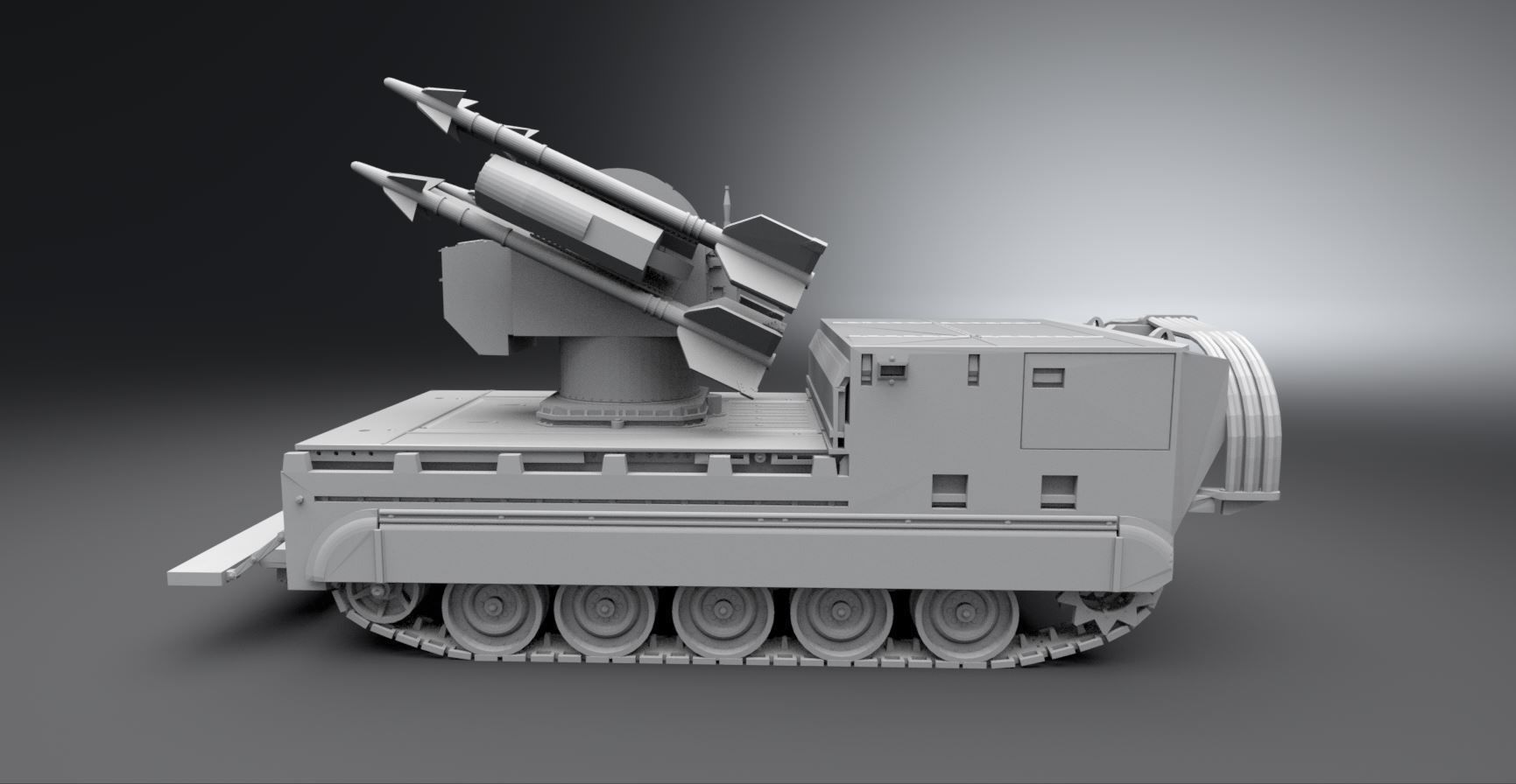 Mim 72 Chaparral Scale model 3D print model_1