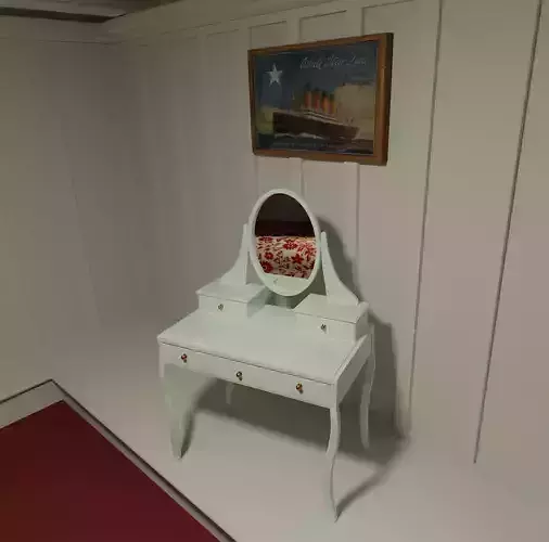 Dresing table with mirror