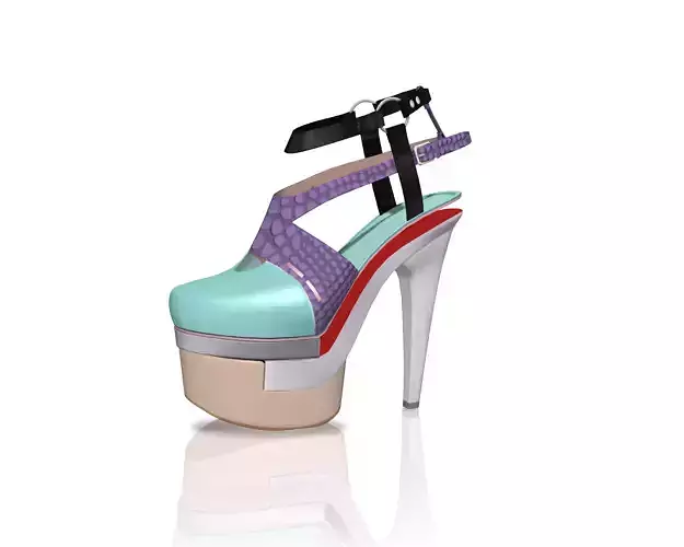 Colorful Mixed Heels