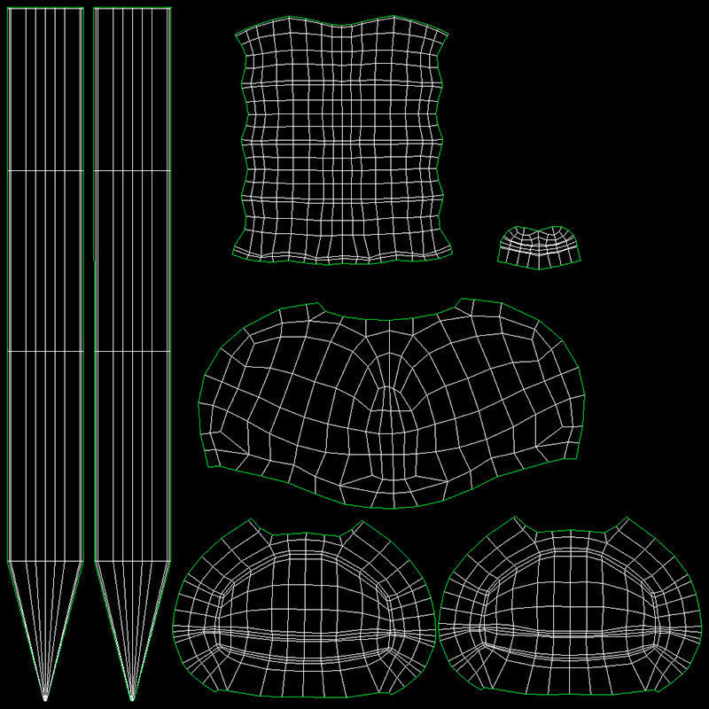Gladius sword Low-poly 3D model_7